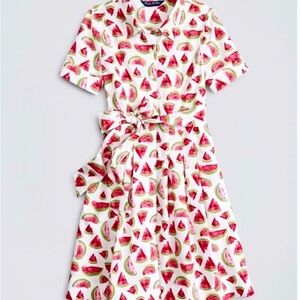 NWT Brooks Brothers Girl's Dress | Watermelon Pattern | Size 12Y